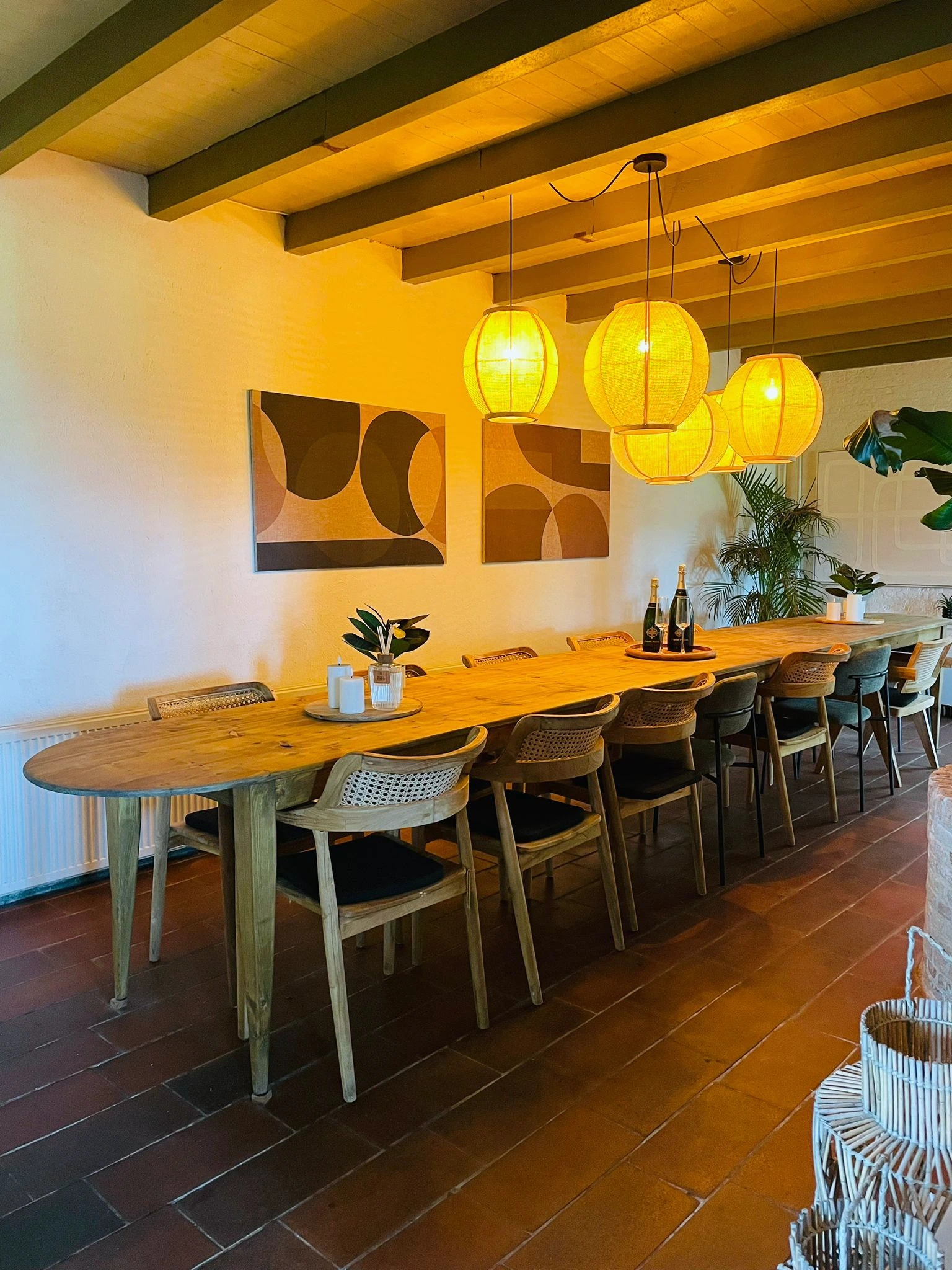 Dining area at Japandi Lounge